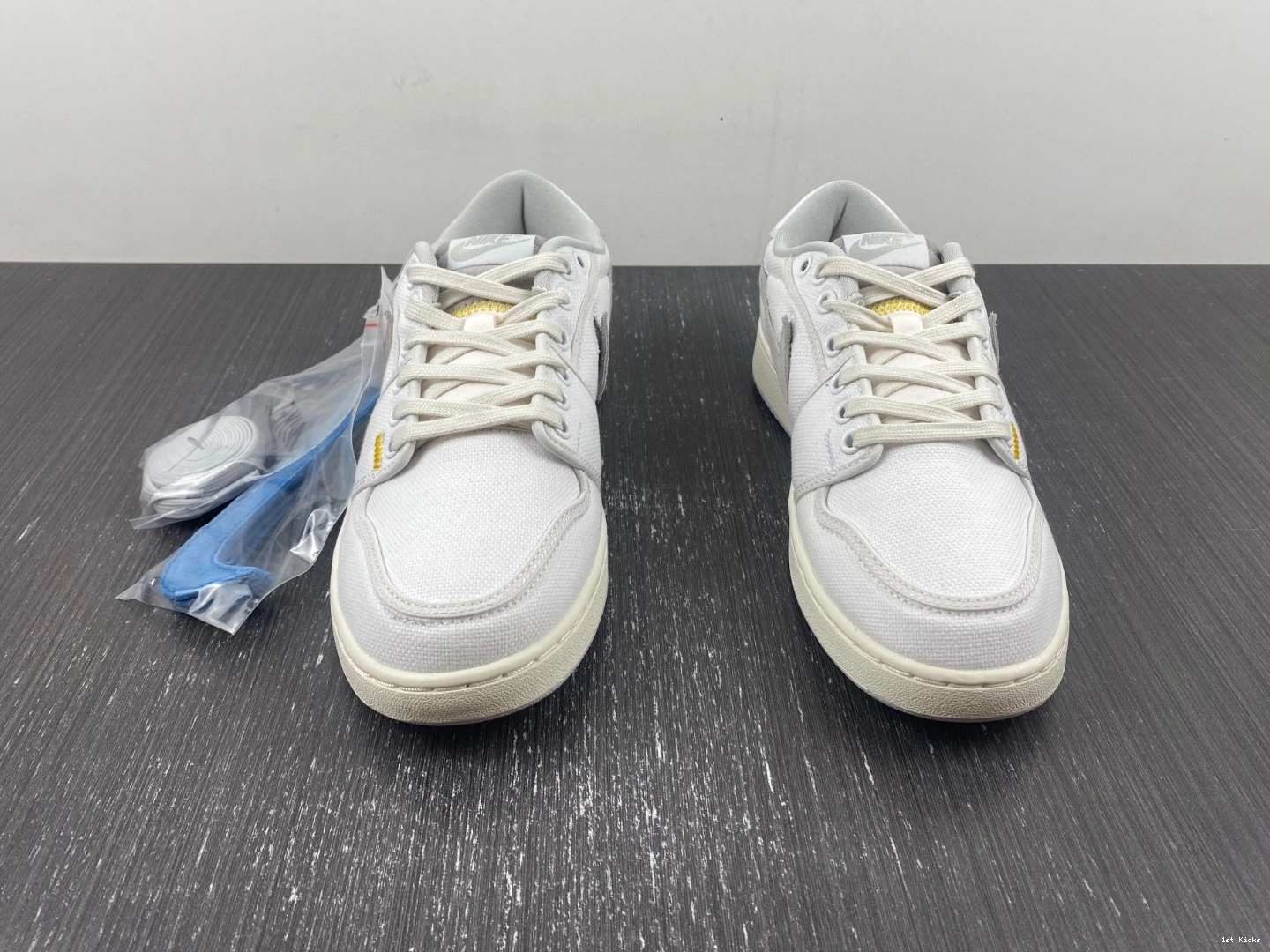DO8912-101 SP  Low AJKO Jordan 1 Canvas Union White Retro 0213